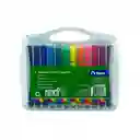 Set De Marcadores Triangulares Jumbo 12 Colores