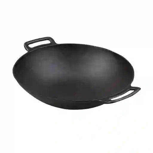 Wok De Fierro Fundido 36.5cms