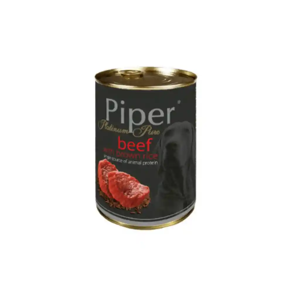 Piper Lata Para Perros Sabor Carne 400g