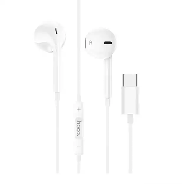 Audífono Hoco. M101 Usb-c Manos Libres Blanco