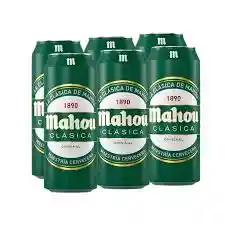 Mahou 6 Pack Lata 500 Cc