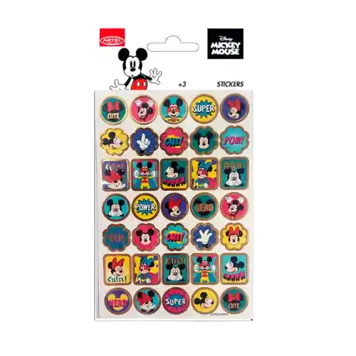 Sticker Foil Mickey Amigos 70 Stickers 2 Laminas