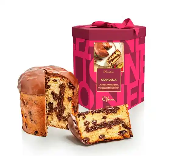 Panettone Crema De Avellana Y Chocolate (gianduja) 1kg