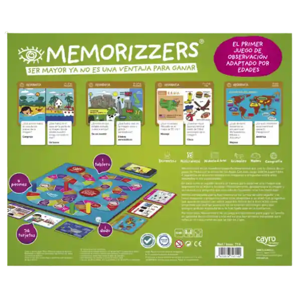 Cayro The Games Memorizzers Juego