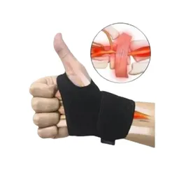 Muñequera Ajustable Con Orificio Pulgar Deporte Ortopédico