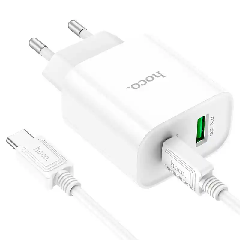 Cargador Hoco C80a Rápido Pd20w + Qc3.0 Usb-c