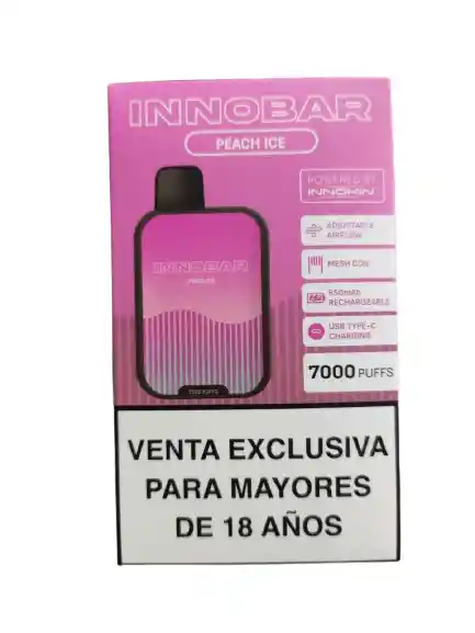 Vaper Innobar 7000 Puffs – Peach Ice