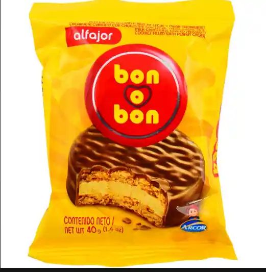 Alfajor Bon O Bon Chocolate