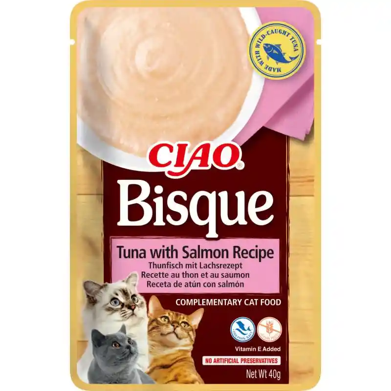 Inaba Churu Cat Bisque Tuna Salmon 40g