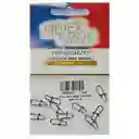 Duolock Fastlock Snap Para Pesca Silver Wave Niquel #1 (x10)