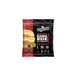 Hamburguesa Vegana De Arveja Dark Side 90 G Marca Vegusta