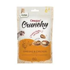 Galleta Rellena Omegas Y Pollo Crunchy 60 Gr