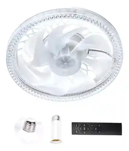 Ventilador Para Techo Con Luz Led Y Control Remoto E27