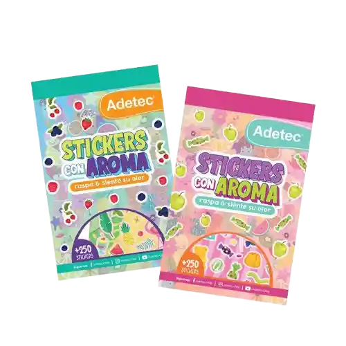 Block De Stickers Con Aroma