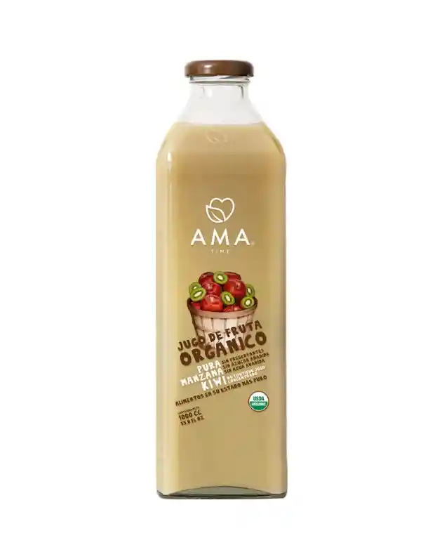 Jugo Ama Manzana Kiwi Orgánico 1 Litro