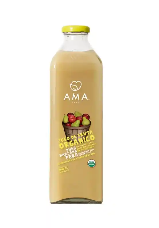 Jugo Ama Manzana Pera Orgánico 1 Litro