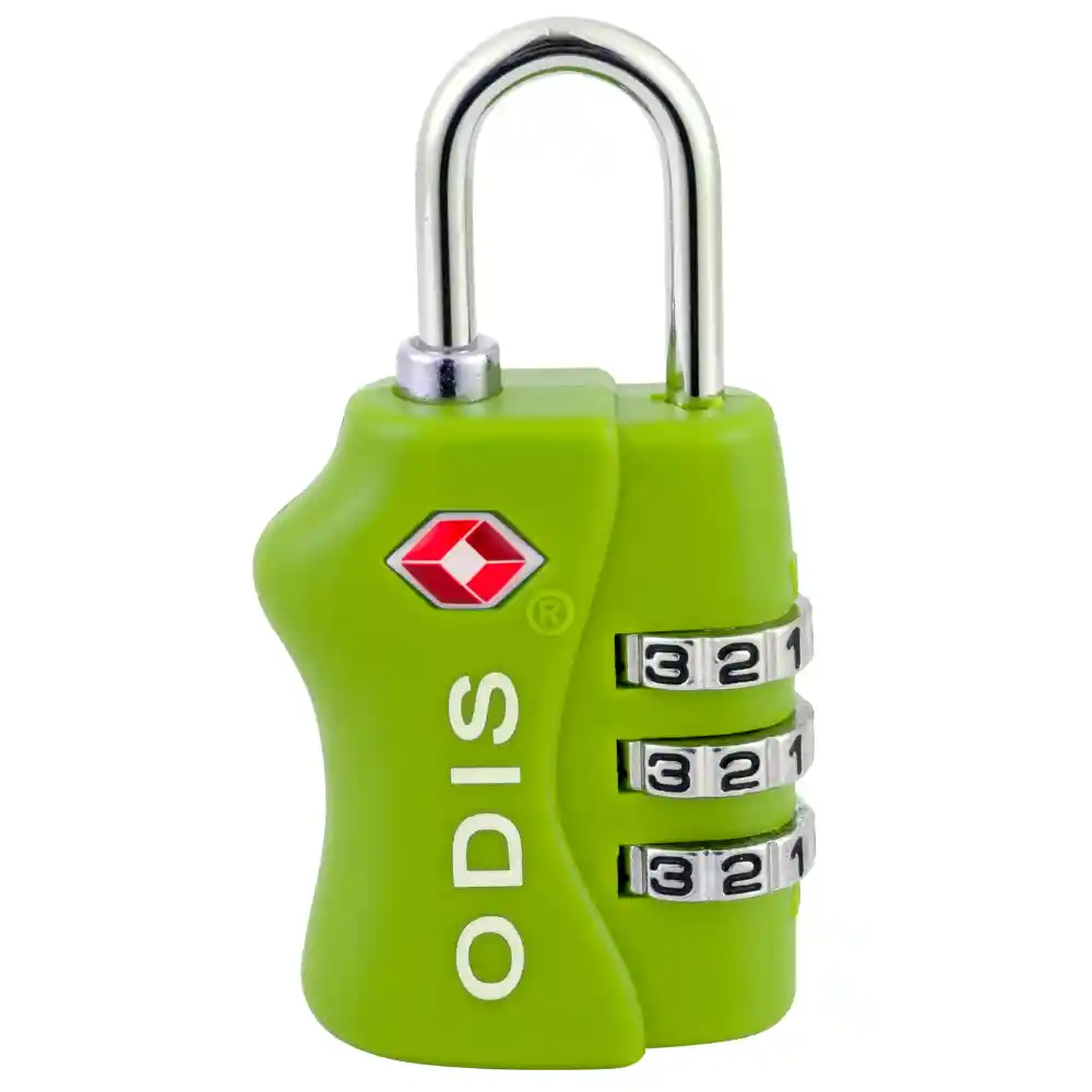 Candado Odis Tsa Maleta Viaje 33mm Combinación - Verde