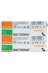 Pack X 3 Gasas Profilacticas Bactigras 5 X 5 Cm