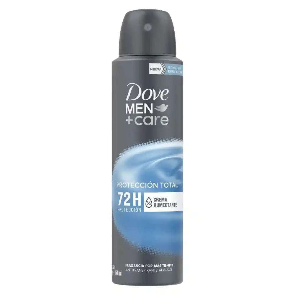 Desodorante Men +care Dove Protección Total 150ml.