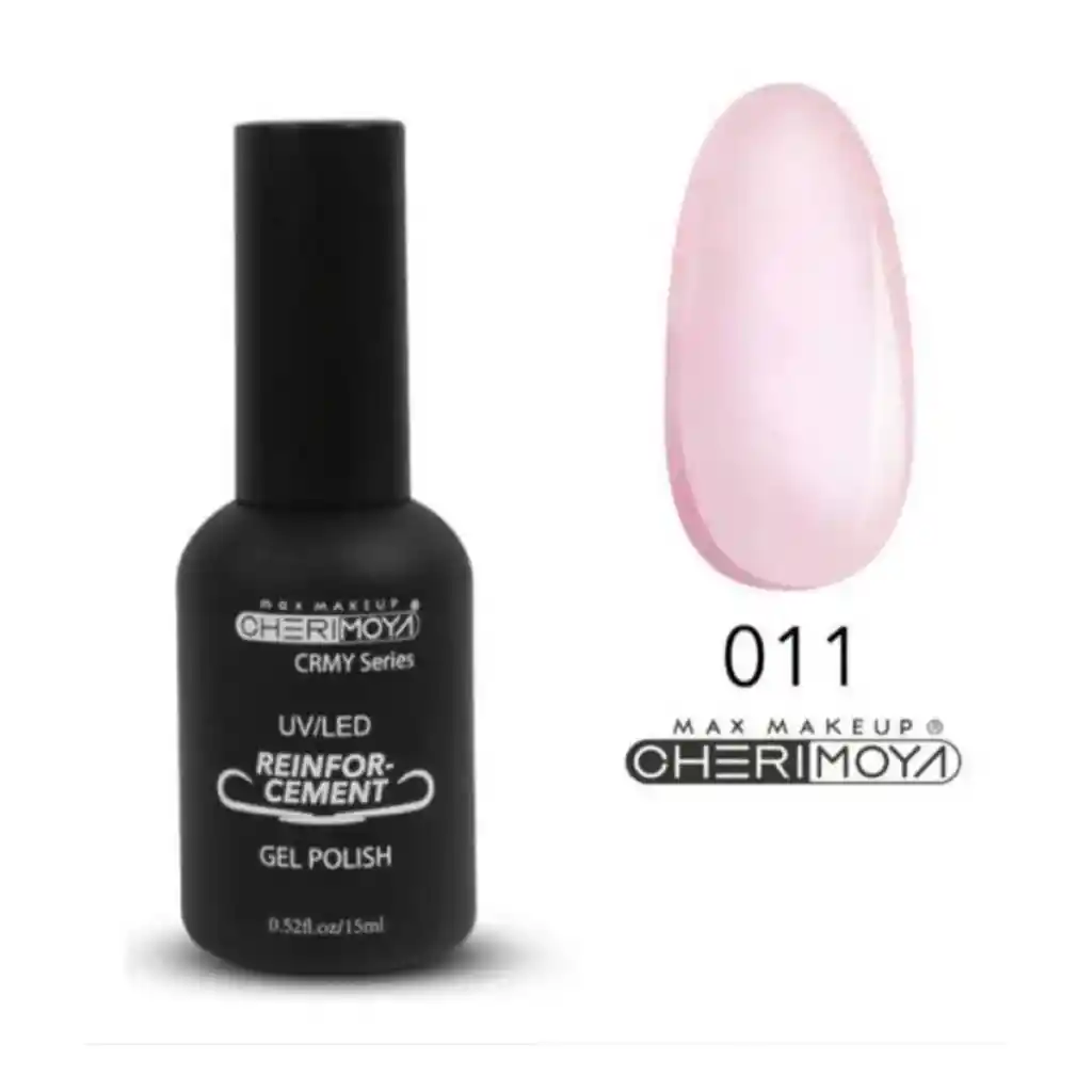 Base Rubber # 11 Brillo Color Rosa Cherimoya 15 Ml