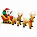 Deco Trineo Navidad Inflable Led