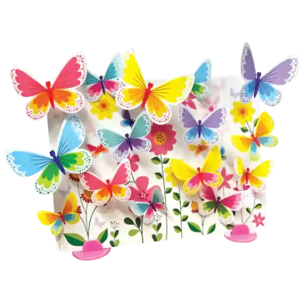 4m Kidzmaker Mariposas Fosforescentes 3d