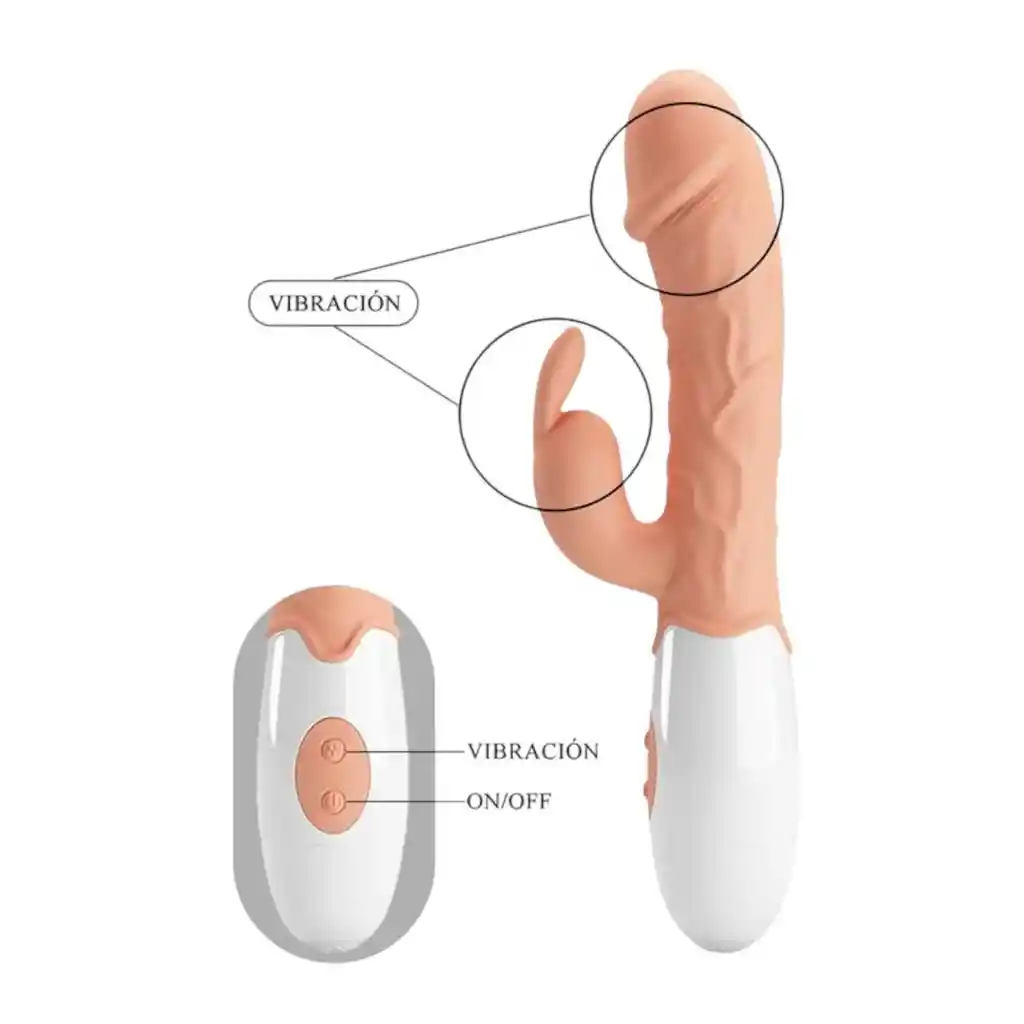 Vibrador Doble Estimulación Easter Bunny