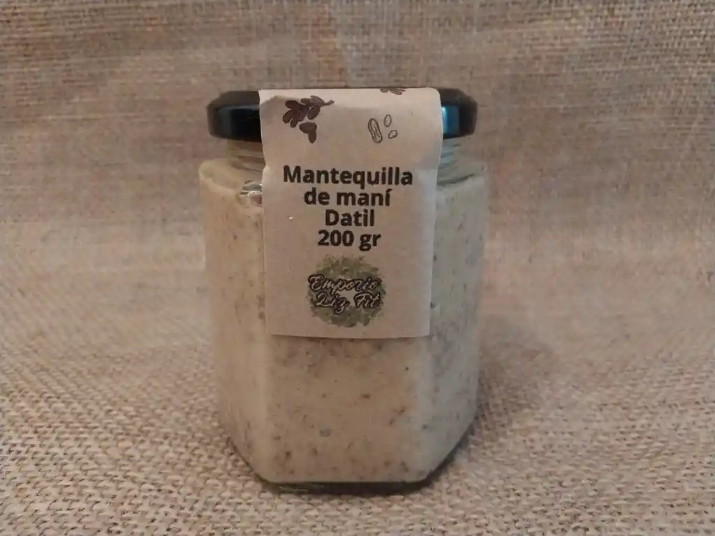 Mantequilla De Maní Dátil, 200 Gr