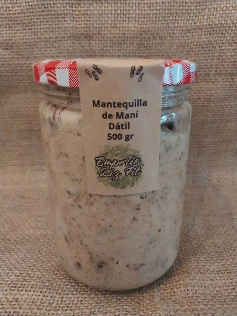 Mantequilla De Maní Dátil, 500 Gr