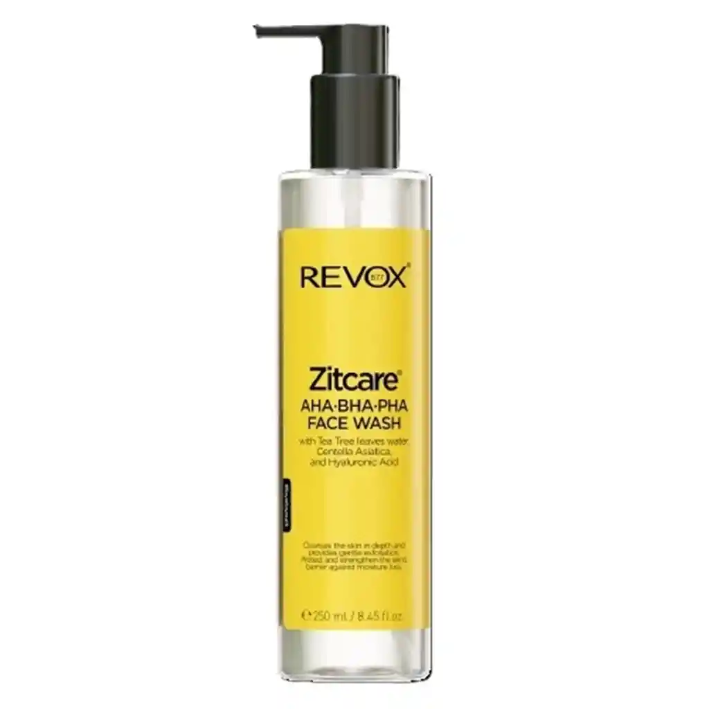 Limpiador Facial Revox B77 Zicare Aha Bha Pha 250 Ml