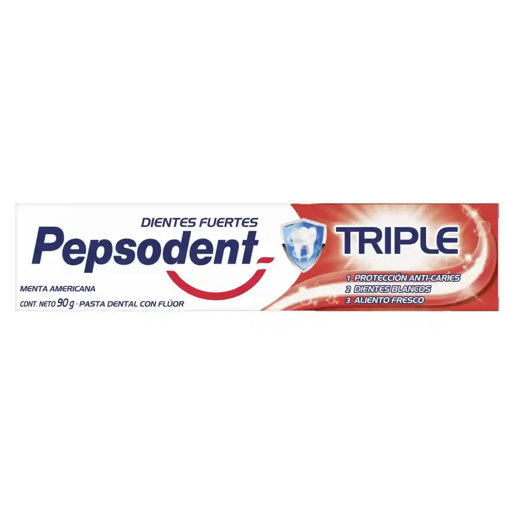 Pepsodent Cd Triple Menta Amer 72x90g