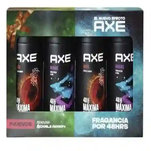 Pack Axe Desodorante En Spray Men Mix 150ml C/u 4 Unidades