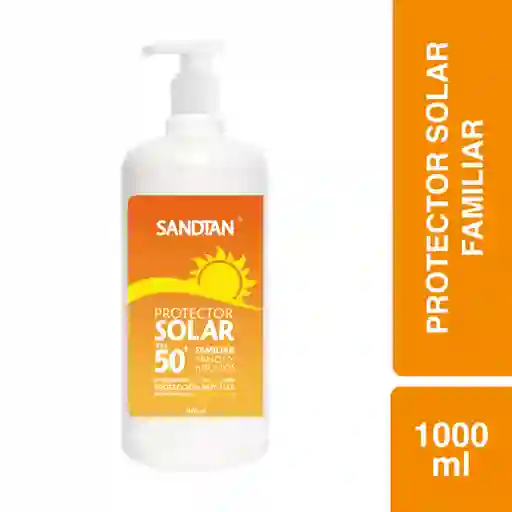 Sandtan Protector Solar Familiar Fps 50+, 1000 Ml