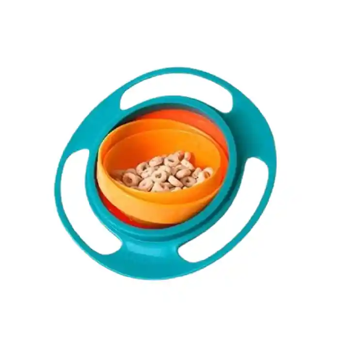 Plato Bowl Antivuelco Giratorio 360° Bebé-niños Antiderrame