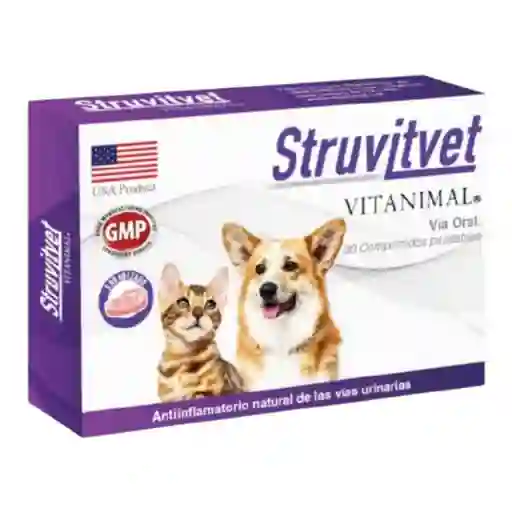 Struvitvet, Vitanimal (30 Comprimidos)