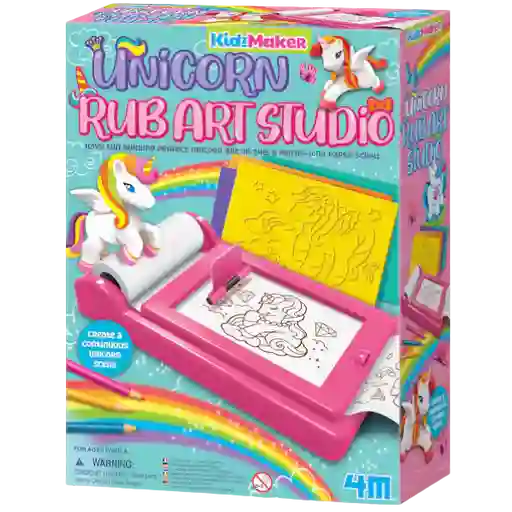 4m Kidzmaker Unicorn Rub Art Studio