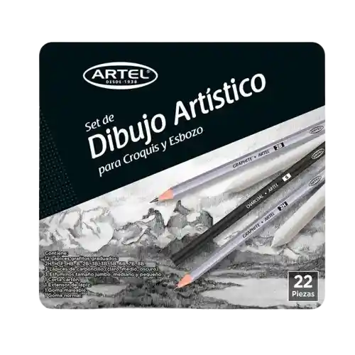 Set De Dibujo Artístico Para Croquis Y Esbozo Artel