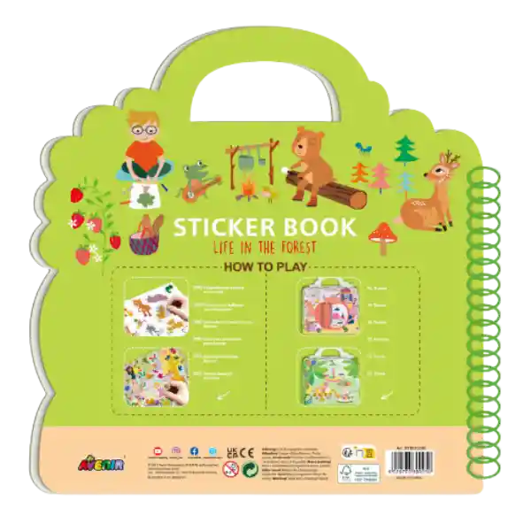 Avenir Libro De Stickers Vida En El Bosque