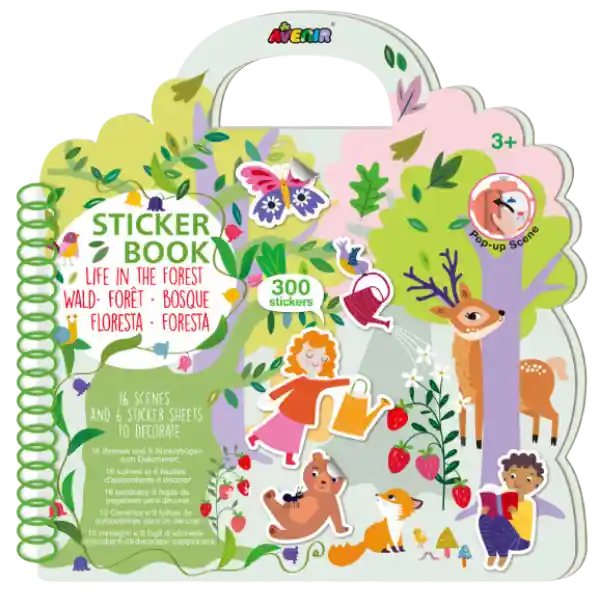 Avenir Libro De Stickers Vida En El Bosque