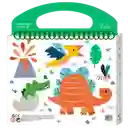 Avenir Libro Para Colorear Dinosaurios Con Crayones Y Stickers