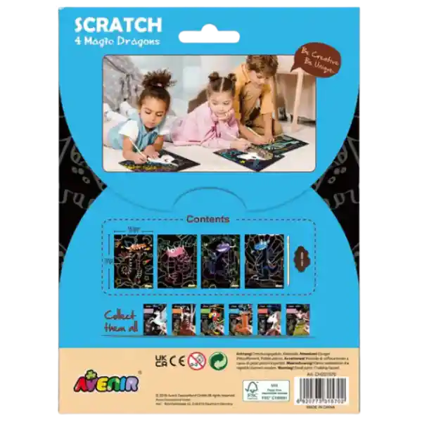 Avenir Scratch 4 Dragones Mágicos