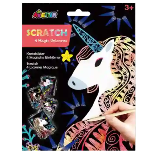 Avenir Scratch 4 Unicornios Mágicos