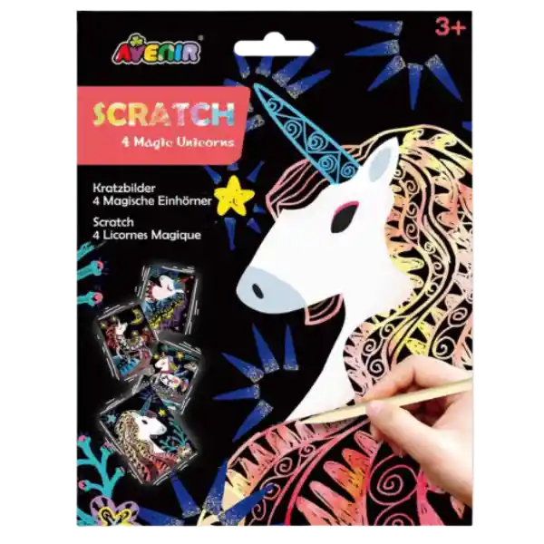 Avenir Scratch 4 Unicornios Mágicos