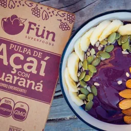 Pulpa De Acai Con Guarana 400 G Marca Fün Superfoods