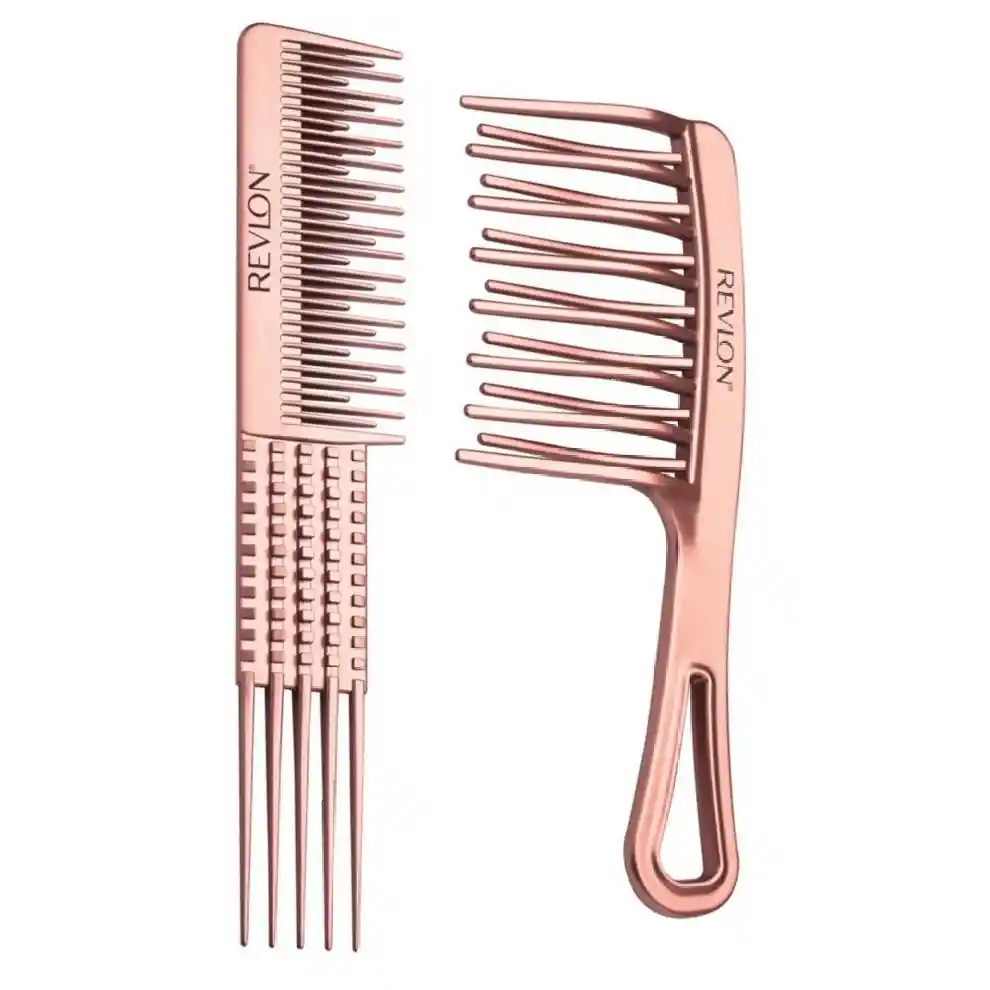 Set De Peines Revlon Para Cabello Rizado Rv3271