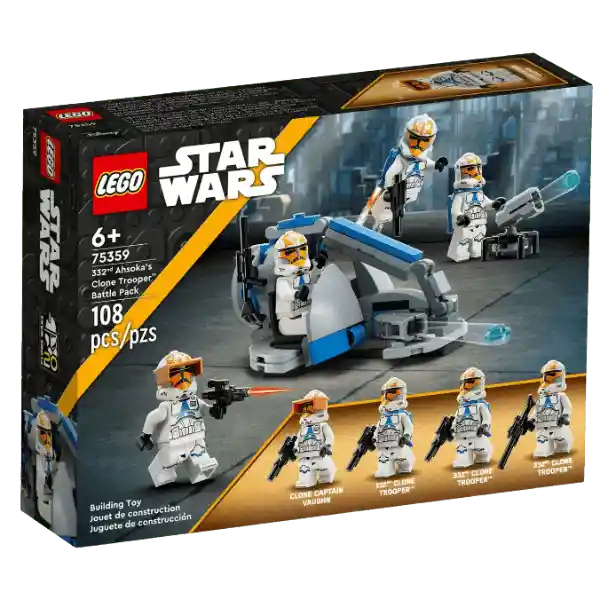 Lego Star Wars Pack De Combate:clon Troopers De La 332 De Ahsoka 108 Piezas 75359