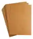 Cartulina Kraft 200grs. 20 Hojas Tamaño Carta