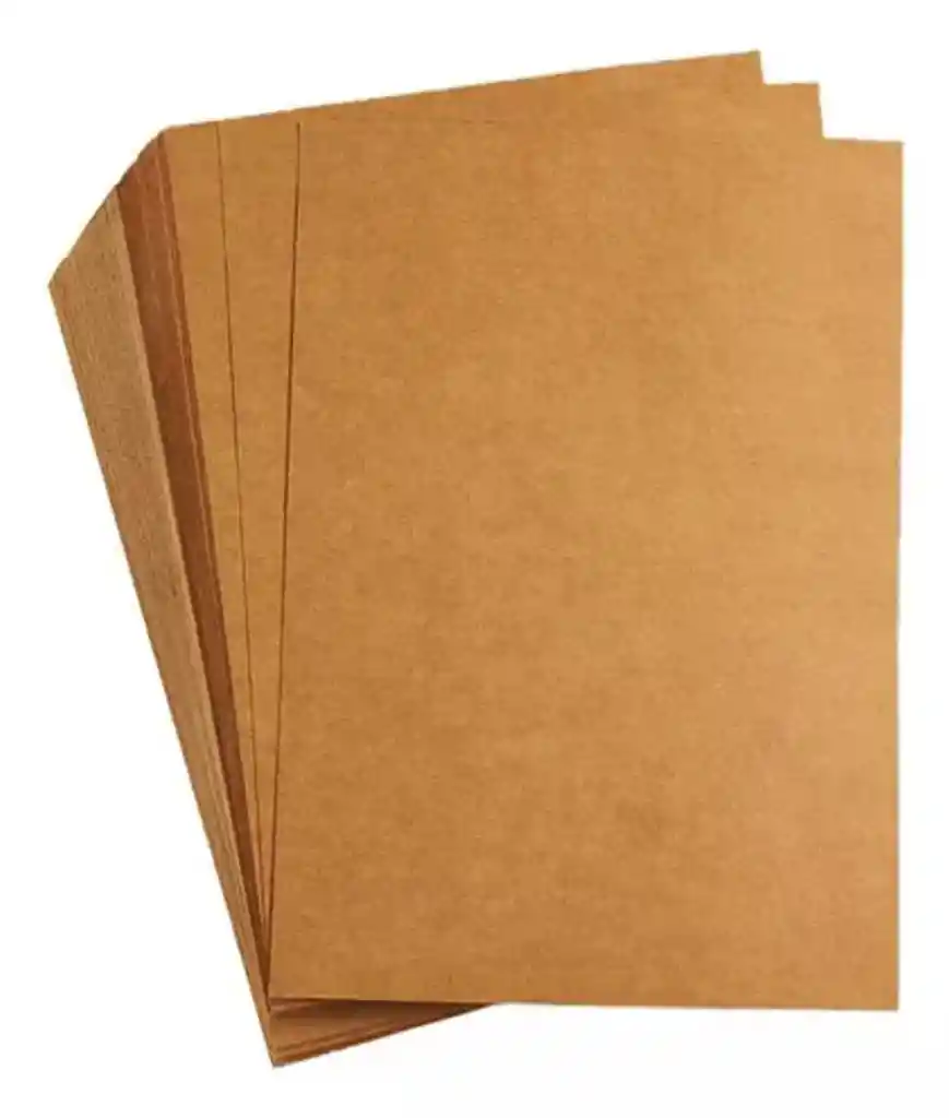 Cartulina Kraft 200grs. 20 Hojas Tamaño Carta