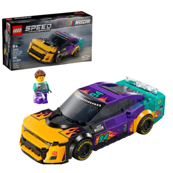 Lego Speed Champions Nascar Next Gen Chevrolet Camaro Zl1 328 Piezas 76935