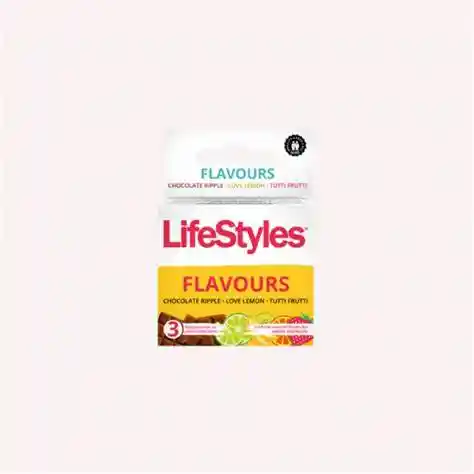 Preservativo Lifrestyles Flavours (colores Y Sabores)